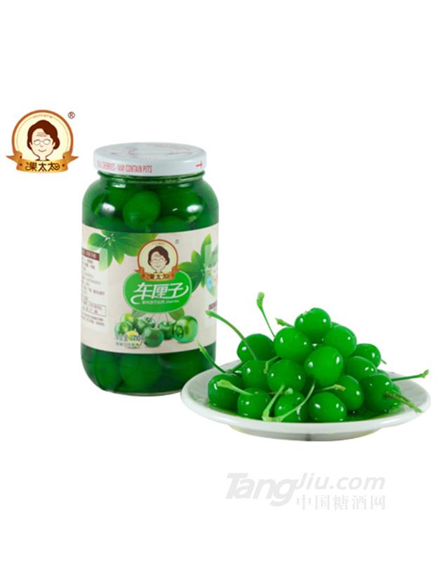 果太太绿车厘子罐头