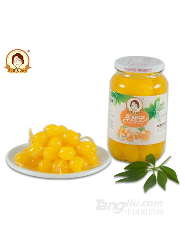 果太太黄车厘子罐头