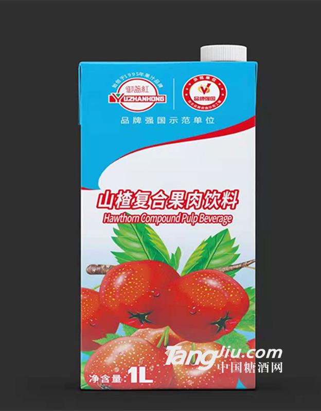 御盏红山楂复合果肉饮料1L