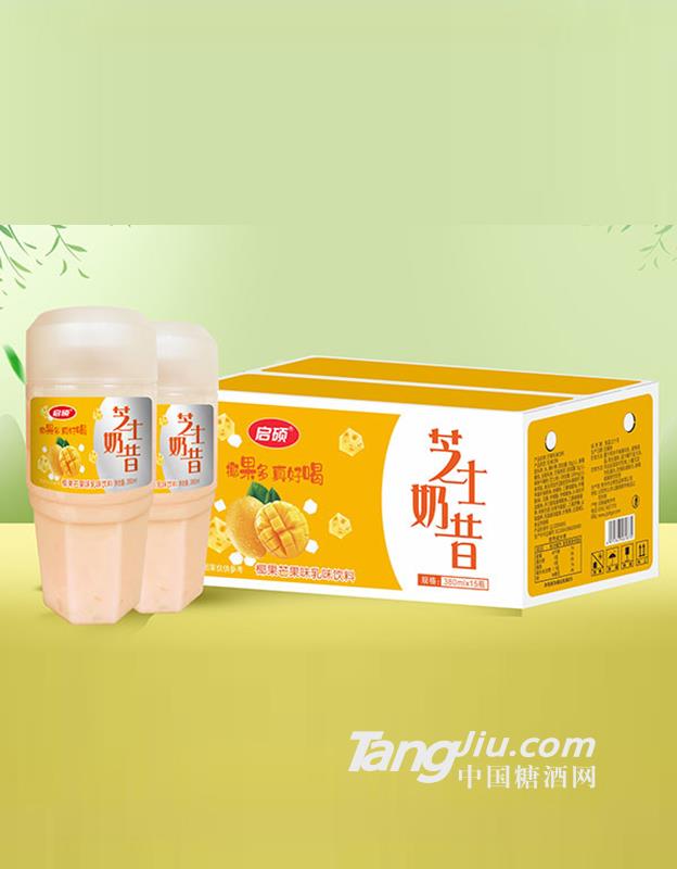 启硕芝士奶昔椰果芒果味380ml