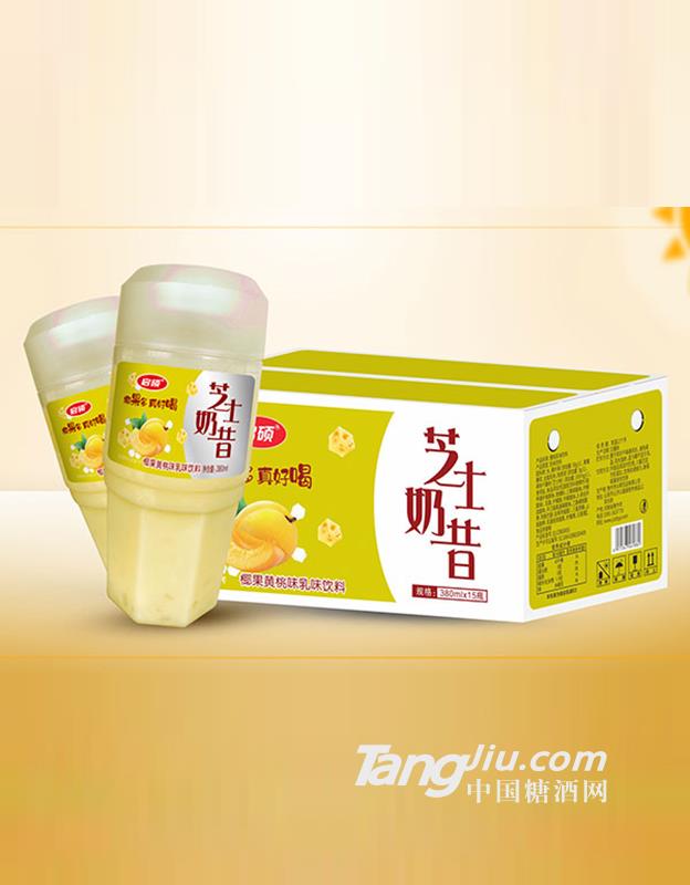 启硕芝士奶昔椰果黄桃味380ml