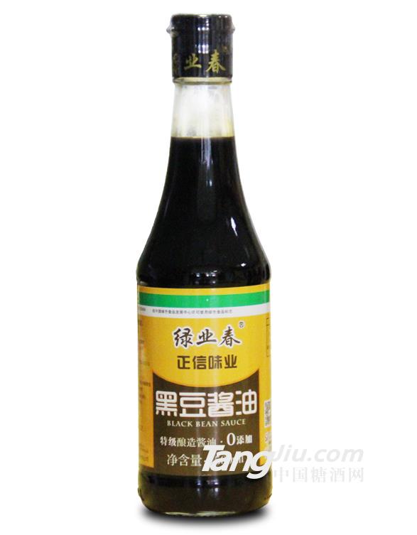 绿业春黑豆酱油500ml