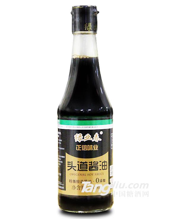 绿业春头道酱油500ml