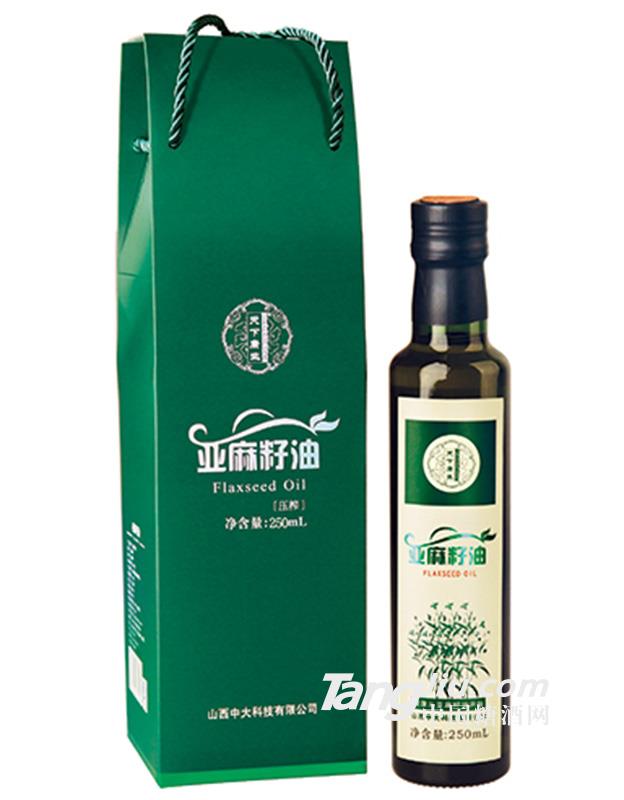 亚麻籽油手提盒圆瓶装250ML