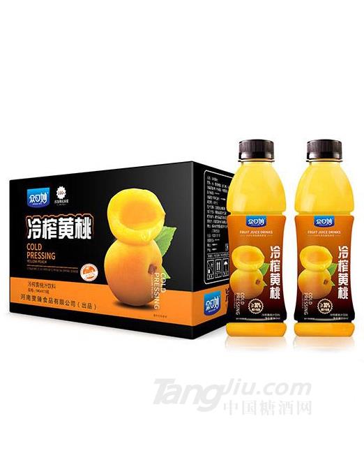 众口妙黄桃冷榨果汁550ml