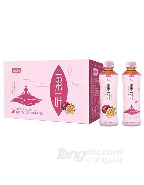 众口妙百香果红茶500ml