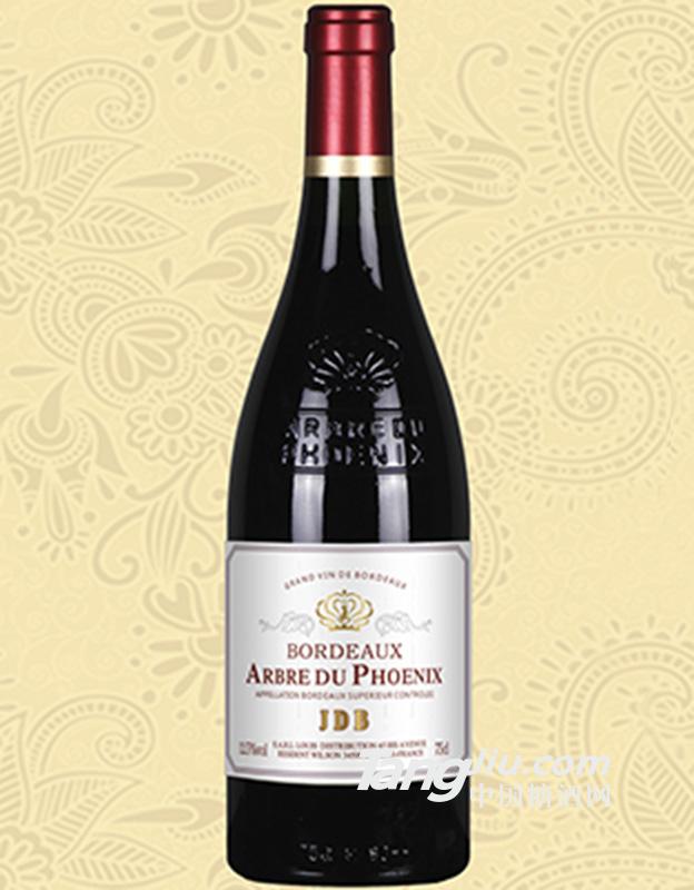 12.5度 梧桐堡.金点宝干红葡萄酒750ml