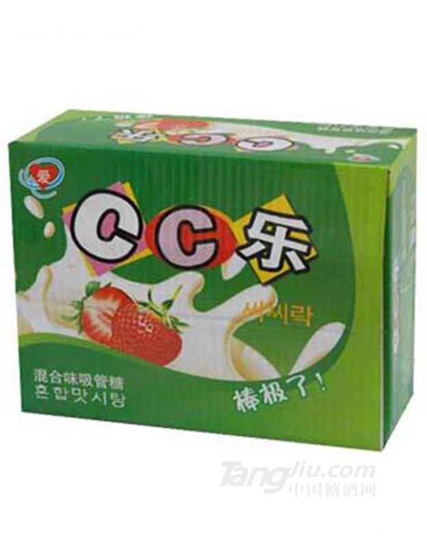 cc乐糖果草吸管糖草莓味