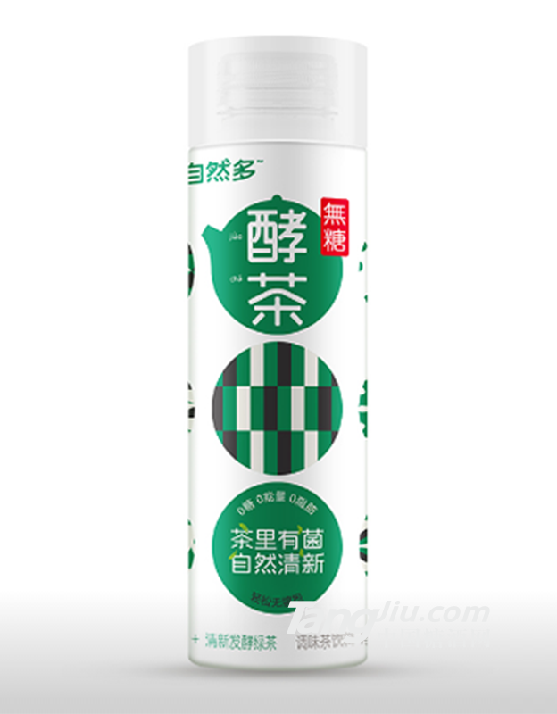 自然多·酵茶无糖450ml