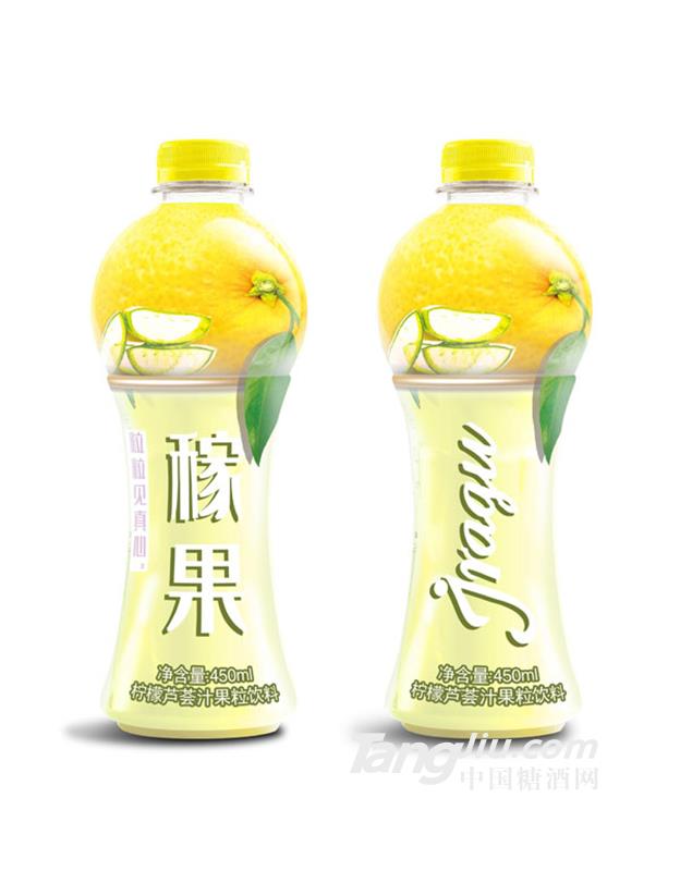 稼果柠檬芦荟汁果粒饮料450ml