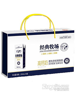 珍恋经典牧场高钙奶250mlx12盒