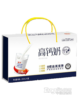 珍恋高钙奶250mlx12盒