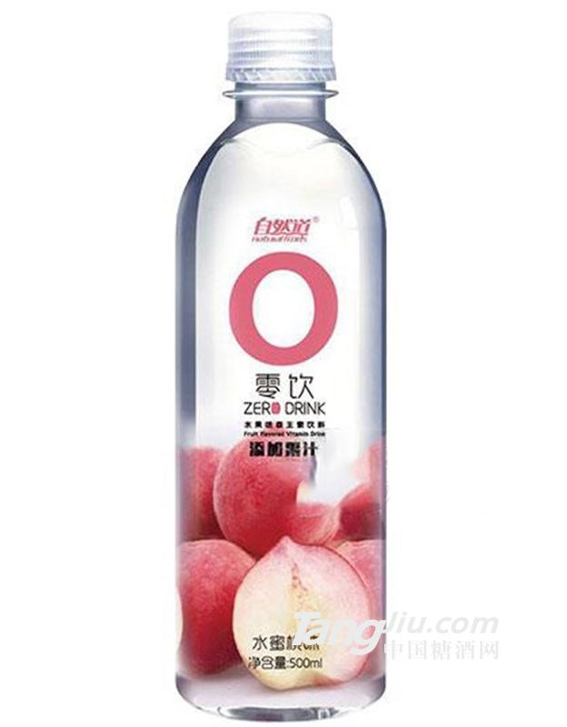 自然道零饮果汁饮料水蜜桃味500ml