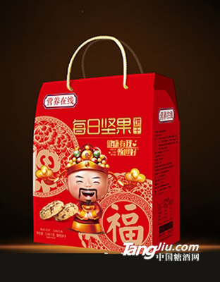 营养在线每日坚果无蔗糖饼干
