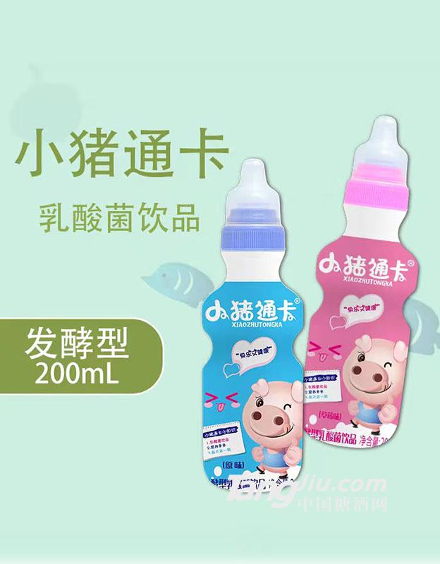 小猪通卡乳酸菌饮品200ml