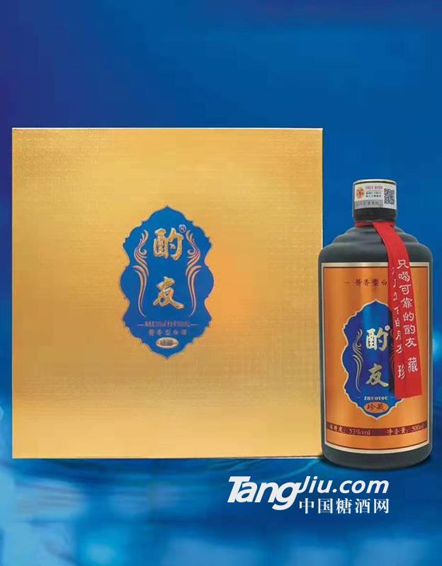 酌友珍藏53度酱香型白酒-500ml
