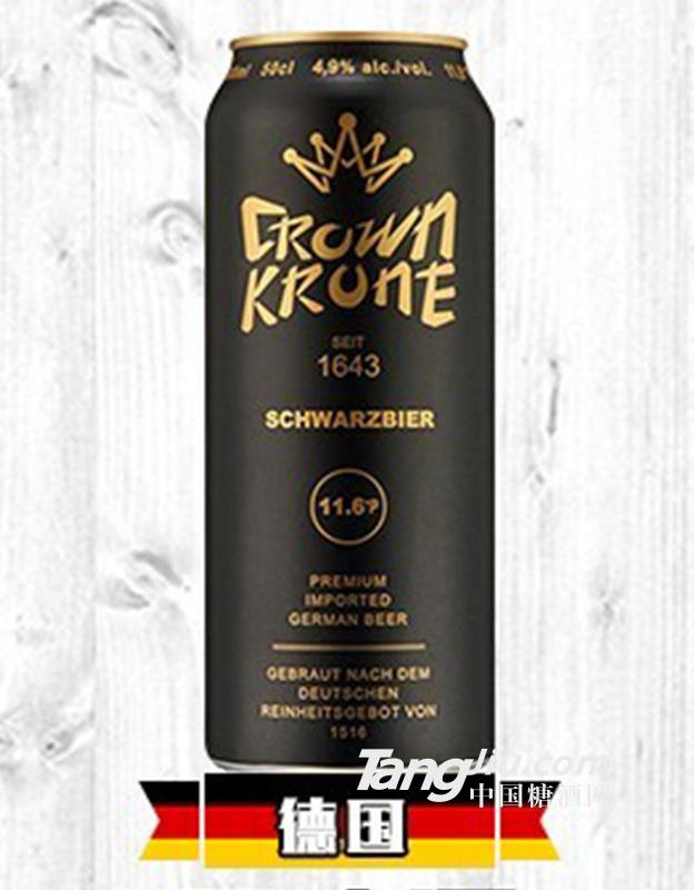 Crown-Krone_皇冠啤酒黑啤酒-500ml