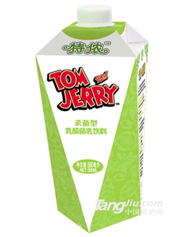 T&J台阶菱型乳酸菌乳饮料绿色500ml