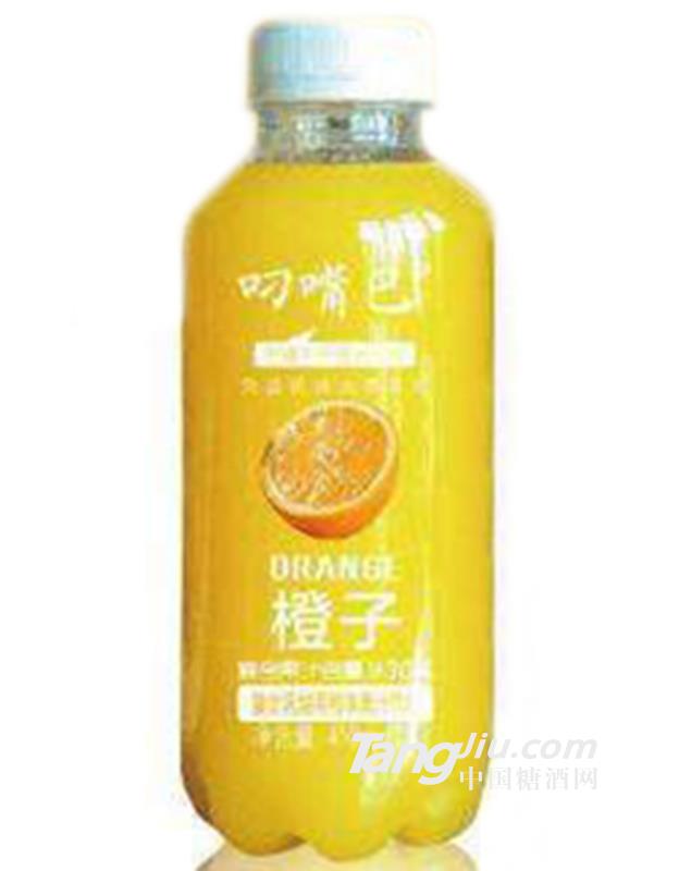 叼嘴巴橙汁饮料410ml