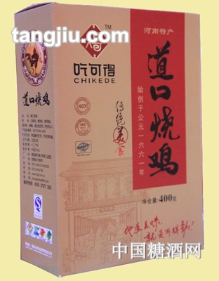 【吃可得】道口烧鸡(400g箱装)