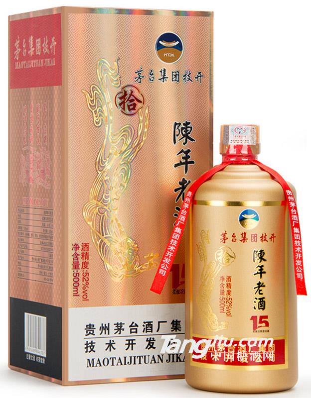 52°茅台技开陈年老酒15年500ml