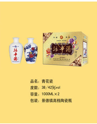 张华酒青花瓶