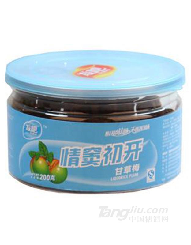 发吧椭圆瓶装200g甘草梅