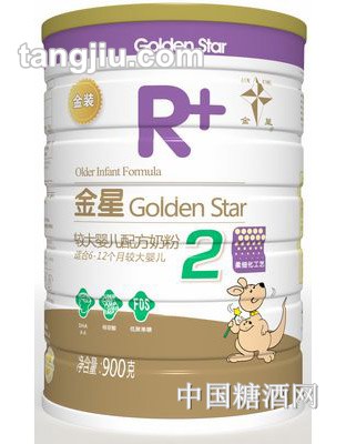 金星R+较大配方奶粉900g