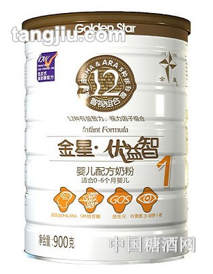 金星优配方奶粉900g