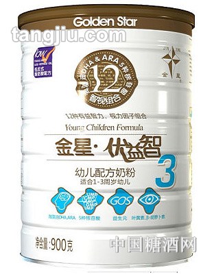 金星优幼儿配方奶粉900g