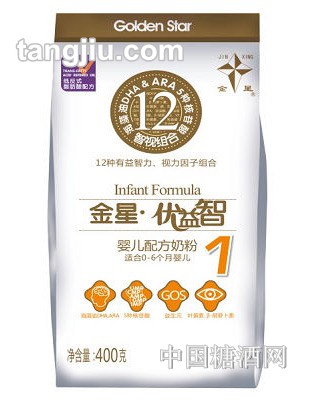 金星优配方奶粉400g