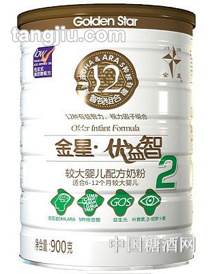 金星优较大配方奶粉900g
