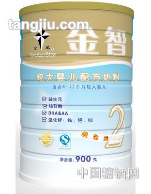金智较大配方奶粉900g