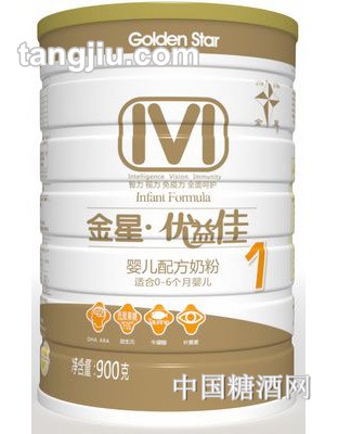 金星优益佳配方奶粉900g