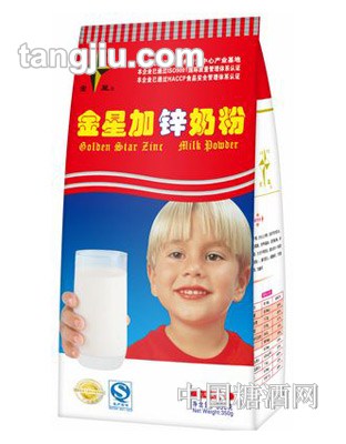 金星加锌奶粉360g
