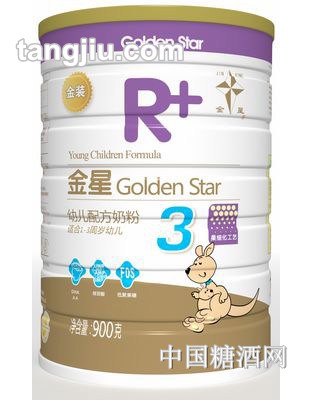 金星R+幼儿配方奶粉900g