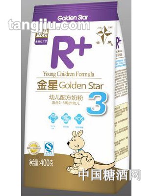 金星R+幼儿配方奶粉400g