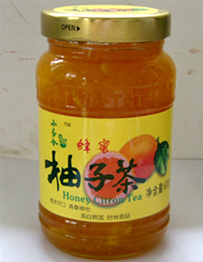 供应柚子茶罐头玻璃瓶/罐头瓶/柚子茶瓶