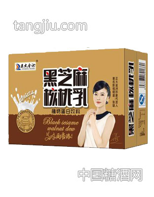 正大金洲黑芝麻核桃乳手提礼盒