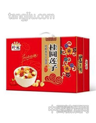 珍冠桂圆莲子八宝粥手提礼盒
