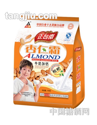 正台南牛奶加钙杏仁霜400g
