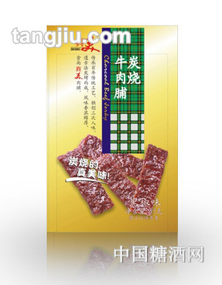 真美炭烧牛肉脯黑椒味65g