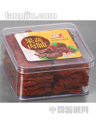 真美果蔬肉脯菠萝味250g