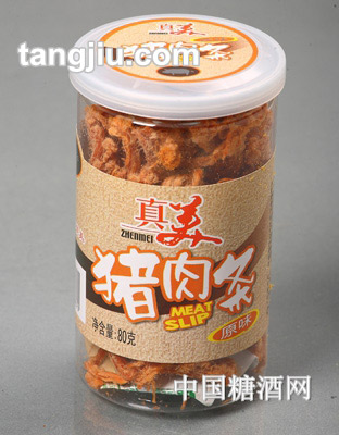 真美原味猪肉条80克
