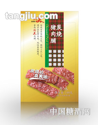 真美炭烧猪肉脯原味100g