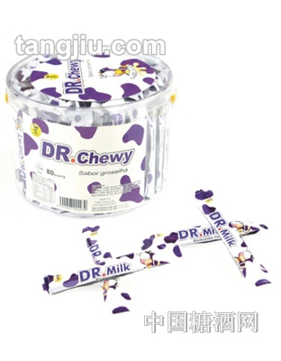 牛博士黑加仑长条奶糖80g
