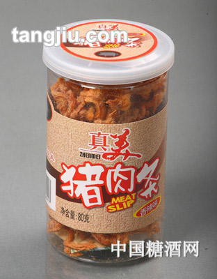 真美香辣味猪肉条80克