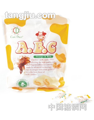真美ABC香橙夹心奶糖