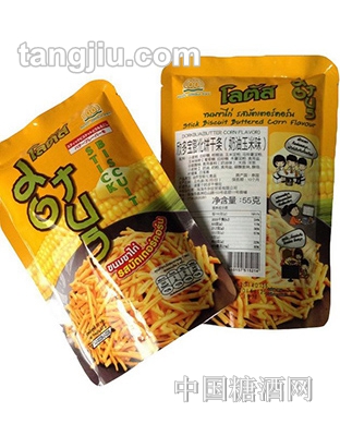 欣多宝膨化饼干条玉米味55g