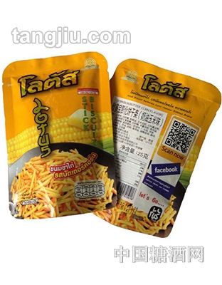 欣多宝膨化饼干条玉米味25g